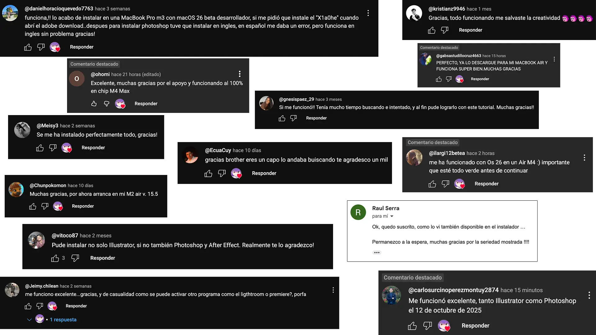 Comunidad de clientes satisfechos